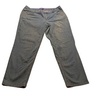 Just My Size JMS Classic Fit Denim Jeans Medium Wash Straight Leg Plus Size 18W